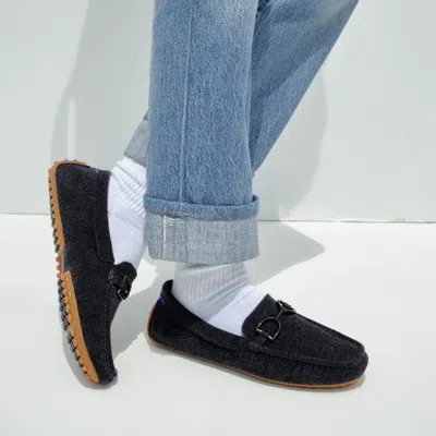 Rothys The Revelvet Double Bit Driver In Black/neutral In Black