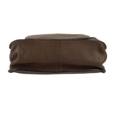 Pre-owned Hermes Brown Taurillon Clemence Leather Handbag Shoulder Bag Tote Bag ()