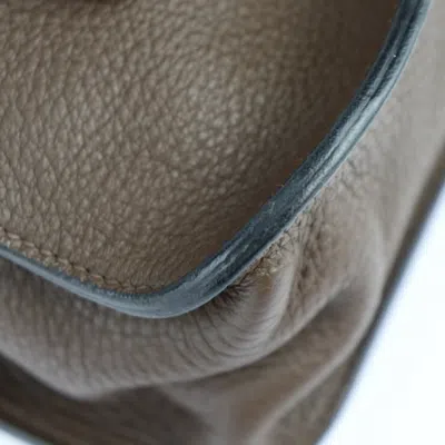 Pre-owned Hermes Brown Taurillon Clemence Leather Handbag Shoulder Bag Tote Bag ()