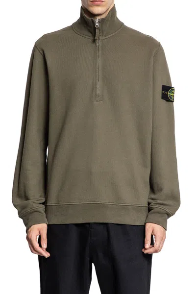 Stone Island Sweatshirts In Green