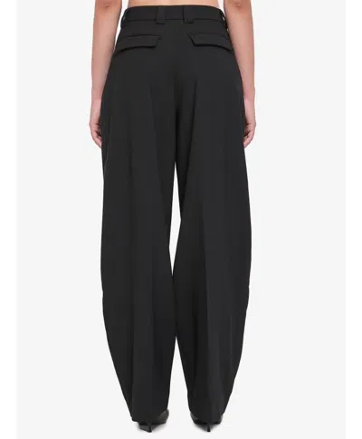 The Latest Billie Lightweight Poplin Trousers Black In Black