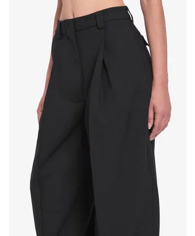 The Latest Billie Lightweight Poplin Trousers Black In Black