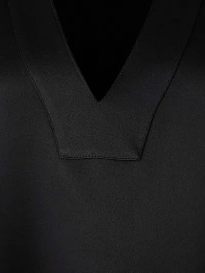 Jil Sander Oversized-collar Shirt Dress In Black