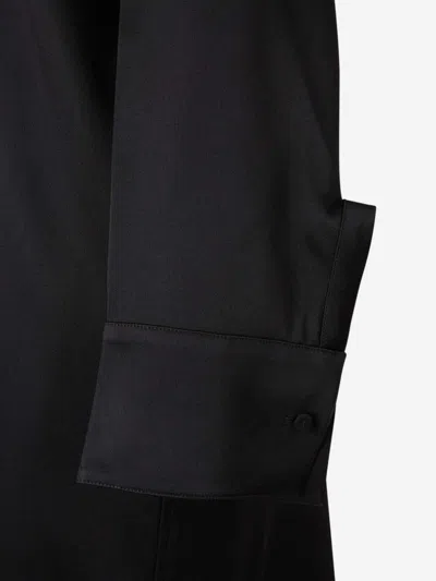 Jil Sander Oversized-collar Shirt Dress In Black