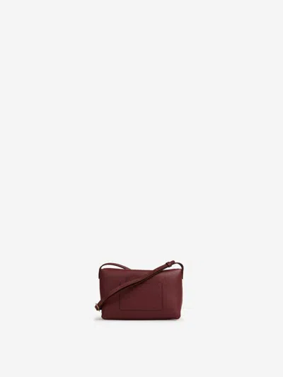 Wandler Slouch Mini Bag With Adjustable Shoulder Strap In Burgundy