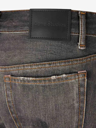 Acne Studios 2006f Distressed Wide-leg Jeans In Black