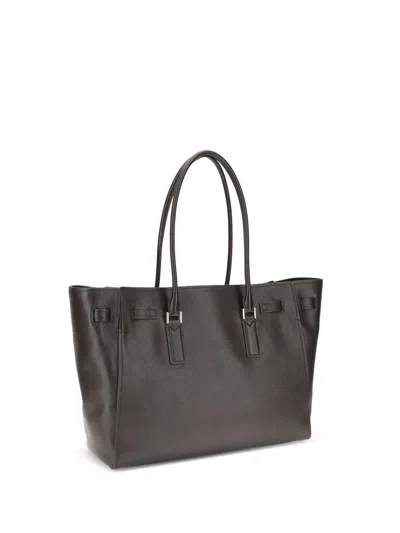 Michael Kors Hamilton Moderne Large Tote Bag In Brown