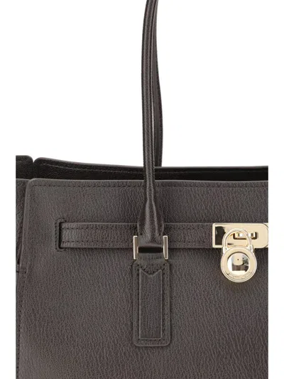 Michael Kors Hamilton Moderne Large Tote Bag In Brown