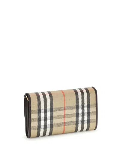 Burberry Clutches In Sand