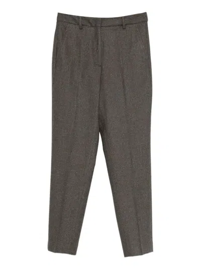 Incotex Tailored Trousers With Pockets And Loops In Gray