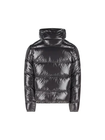 Herno Long-sleeved Down Jacket In Gray