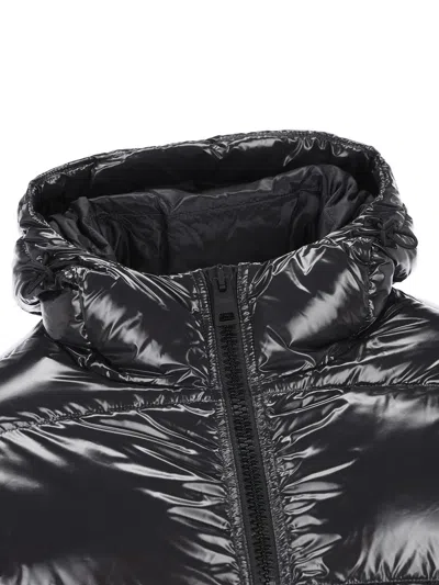 Herno Long-sleeved Down Jacket In Gray