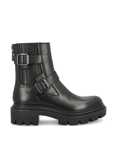 Christian Louboutin Oxybootie College Low Boots In Multi