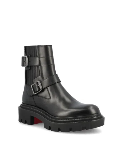 Christian Louboutin Oxybootie College Low Boots In Multi