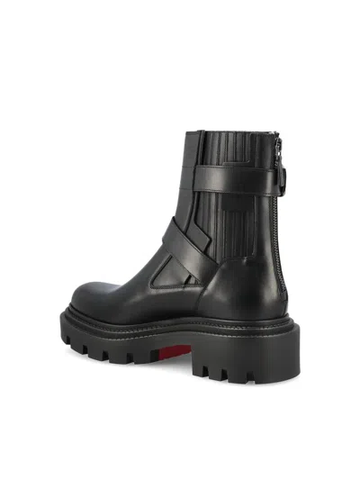 Christian Louboutin Oxybootie College Low Boots In Multi