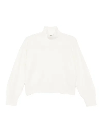 Mrz Cashmere And Silk Jumper In Neutral