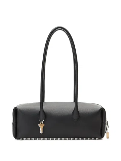 Alexander Wang Medium Roux Key-charm Shoulder Bag In Black