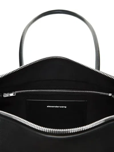 Alexander Wang Medium Roux Key-charm Shoulder Bag In Black
