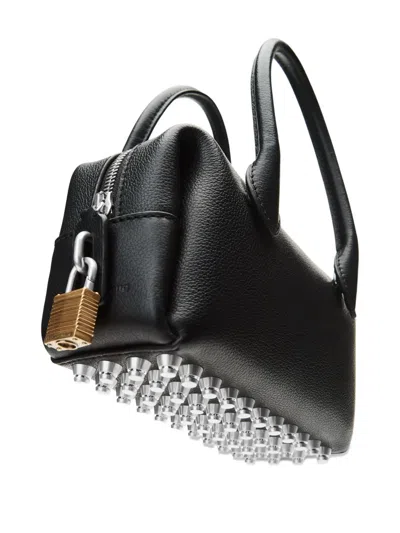 Alexander Wang Compact Roux Tote Bag With Studded Detailing In Black