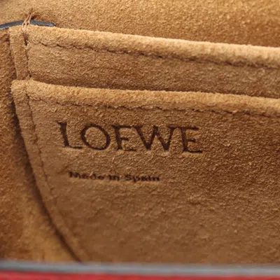 Pre-owned Loewe Red Color Leather Shoulder Bag ()