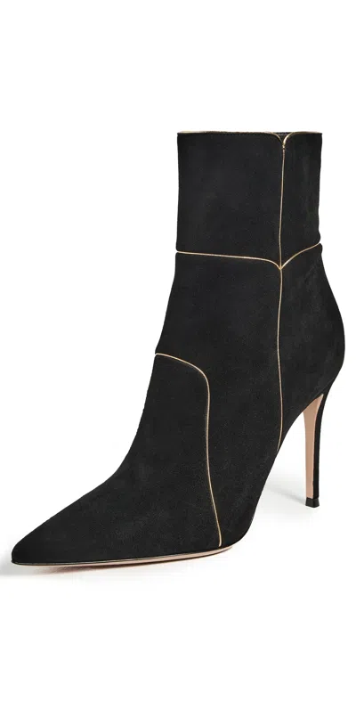 Gianvito Rossi 95mm Pointed-toe Stiletto Boots In Black