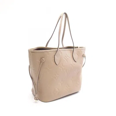 Pre-owned Louis Vuitton Beige Tourterelle Monogram Empreinte Leather Tote Bag ()