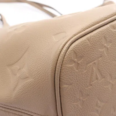 Pre-owned Louis Vuitton Beige Tourterelle Monogram Empreinte Leather Tote Bag ()