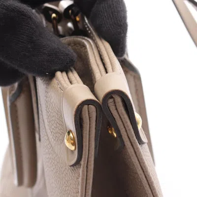 Pre-owned Louis Vuitton Beige Tourterelle Monogram Empreinte Tote Bag ()