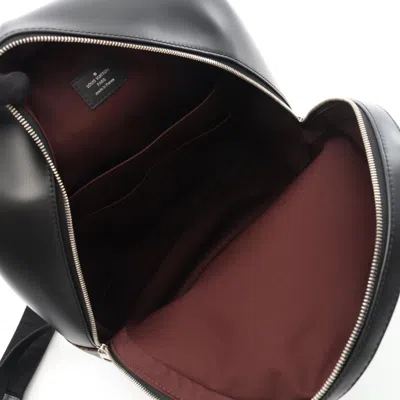 Pre-owned Louis Vuitton Black Brown Monogram Macassar Coated Canvas Monogram Pvc Leather Backpack ()