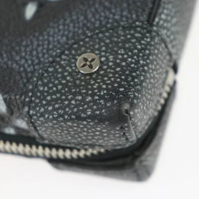Pre-owned Louis Vuitton Black Leather Clutch Bag Shoulder Bag ()