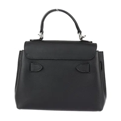 Pre-owned Louis Vuitton Black Leather Handbag Shoulder Bag ()