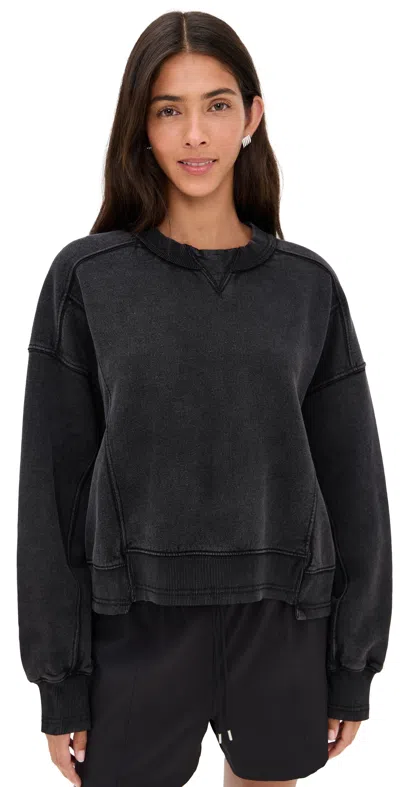Fp Movement Intercept Pullover Black In Black
