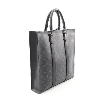 Pre-owned Louis Vuitton Black Monogram Eclipse Coated Canvas Tote Bag ()