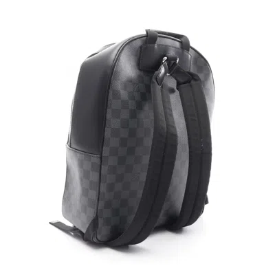 Pre-owned Louis Vuitton Black Multi-color Coated Canvas Damier Graphite Pvc Leather Backpack ()