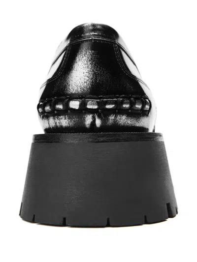 Alexander Wang Mocassini Carter In Pelle With Medium Tacco In Black