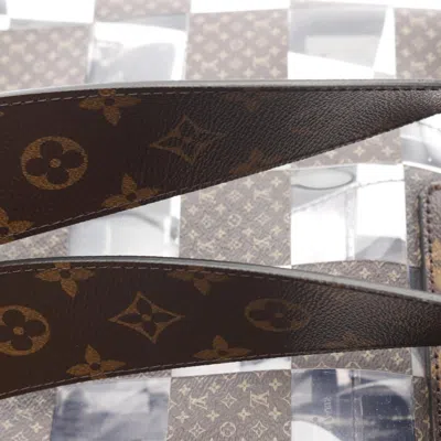 Pre-owned Louis Vuitton Brown Clear Pvc Coated Canvas Backpack ()