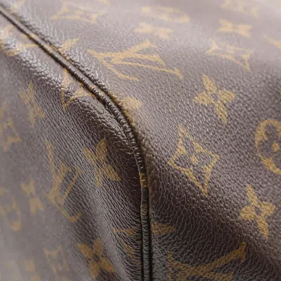 Pre-owned Louis Vuitton Brown Coated Canvas Pvc Leather Tote Bag ()