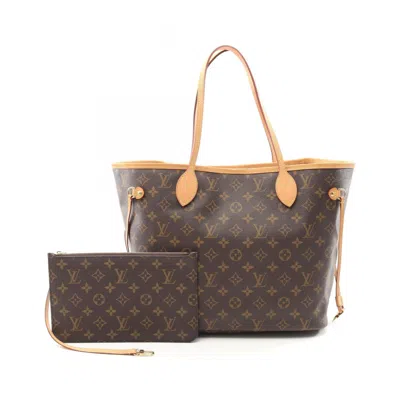 Pre-owned Louis Vuitton Brown Coated Canvas Pvc Leather Tote Bag ()
