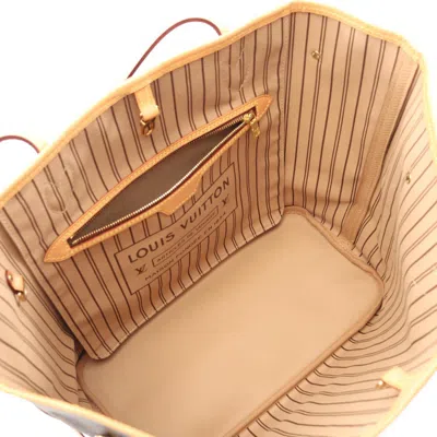 Pre-owned Louis Vuitton Brown Coated Canvas Pvc Leather Tote Bag ()