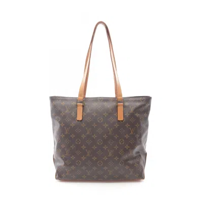 Pre-owned Louis Vuitton Brown Coated Canvas Pvc Leather Tote Bag ()