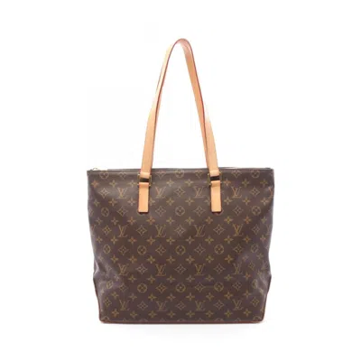 Pre-owned Louis Vuitton Brown Coated Canvas Pvc Leather Tote Bag ()