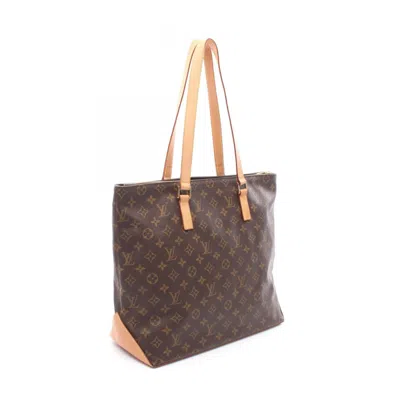 Pre-owned Louis Vuitton Brown Coated Canvas Pvc Leather Tote Bag ()