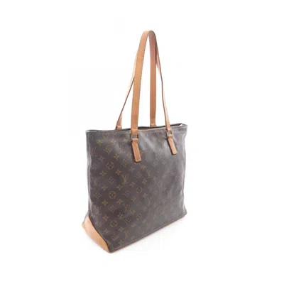 Pre-owned Louis Vuitton Brown Coated Canvas Pvc Leather Tote Bag ()