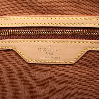 Pre-owned Louis Vuitton Brown Coated Canvas Pvc Leather Tote Bag ()