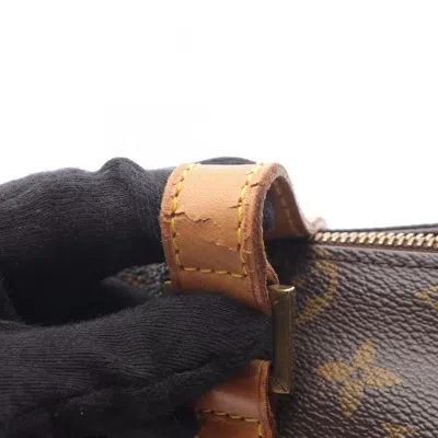 Pre-owned Louis Vuitton Brown Coated Canvas Pvc Leather Tote Bag ()