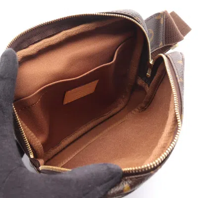 Pre-owned Louis Vuitton Brown Coated Canvas Pvc Monogram Leather Fanny Pack Sling Bag ()