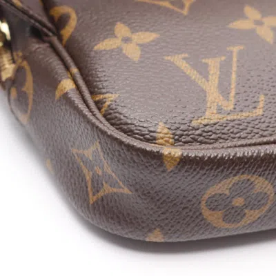 Pre-owned Louis Vuitton Brown Coated Canvas Pvc Monogram Leather Fanny Pack Sling Bag ()