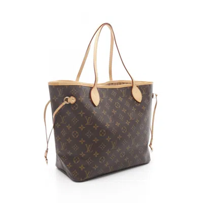 Pre-owned Louis Vuitton Brown Coated Canvas Pvc Monogram Leather Tote Bag ()
