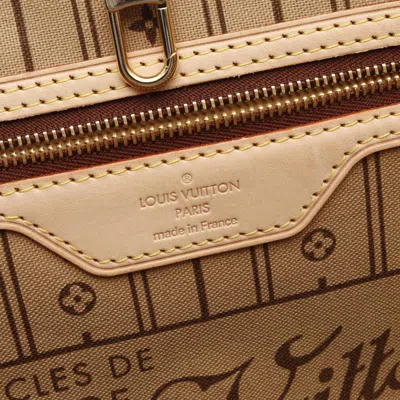 Pre-owned Louis Vuitton Brown Coated Canvas Pvc Monogram Leather Tote Bag ()