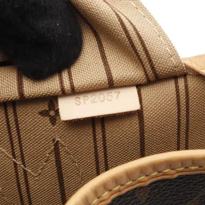 Pre-owned Louis Vuitton Brown Coated Canvas Pvc Monogram Leather Tote Bag ()